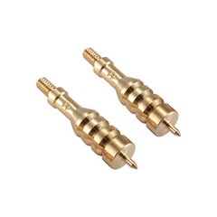 2 Pieces .44 Caliber Solid Brass Spear Pointed Jag Gun Clean Accessories Brass