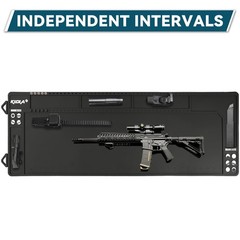 Rifle Shotgun Cleaning Mat – Large Magnetic Gun Mat with Organizer Parts Tray…