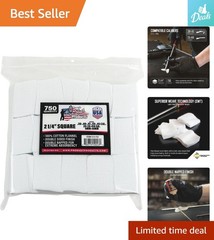 Pro-Shot Gun Cleaning Patches – 2 1/4″ Cotton Flannel, 750 Pack for Firearms