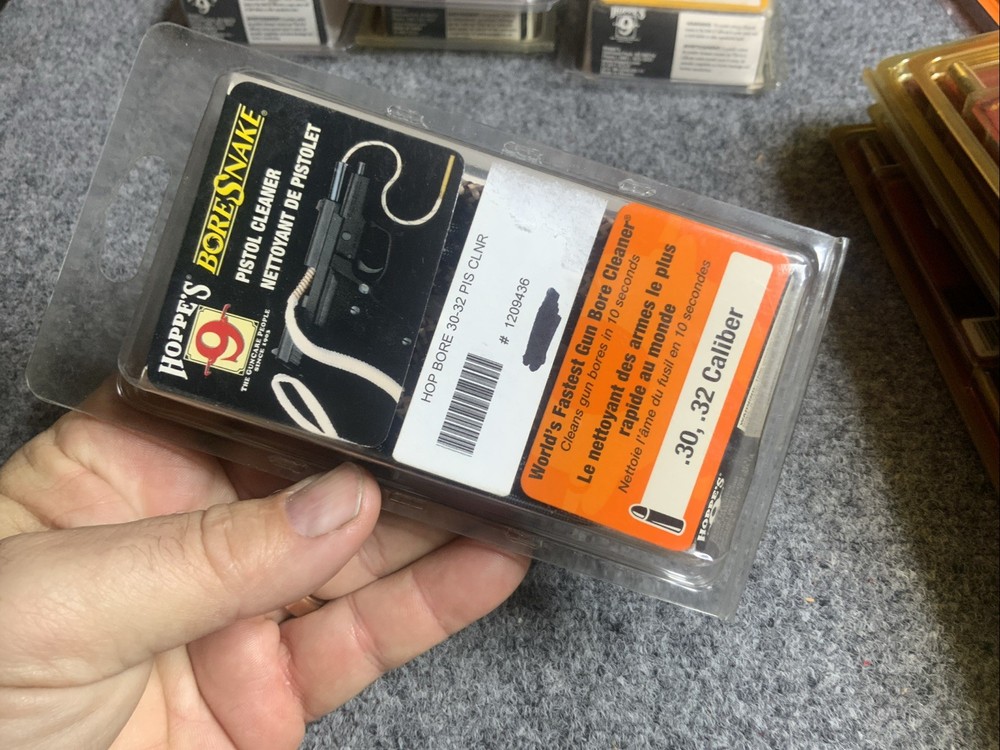 Hoppe’s Bore Snake .30 -.32 caliber Pistols , also Short Barrel Rifles