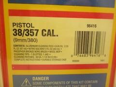 Gunslick Brand Gun Care and Cleaning Kit 38/357 Caliber Pistol