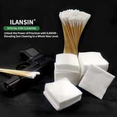 1700PCS Gun Cleaning Kit Patches Swabs Lint Free for Rifle Pistol 9mm