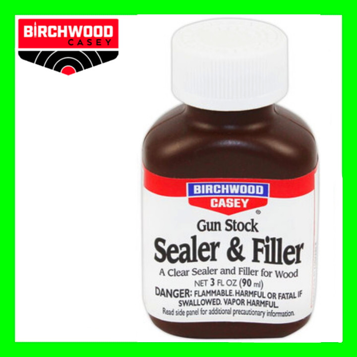 Birchwood Casey Gun Stock Sealer & Filler, Dries Clear 3oz. Bottle BC23323