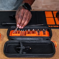 GRITR Multi-Caliber Pistol, Rifle & Shotgun Cleaning Kit with Eva Case