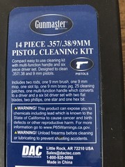 Gamemaster .357/.38/9MM cleaning kit￼