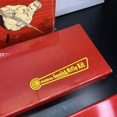 Pair Of Vintage Outers Gunslick Rifle Cleaning Kit No. w/ Box Solvent Patches