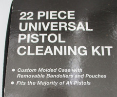 WINCHESTER 22 Piece Universal Pistol Cleaning Kit Deluxe Soft Carry Case
