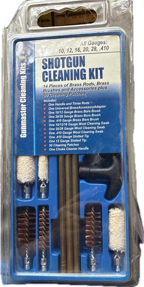 SGK116 Universal 14 Piece Shotgun Cleaning Kit in Durable Clamshell
