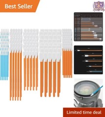 Cleaning Swab Kit Microfiber Knitted Polyester 100 Lint Free for Precision Tasks