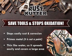 Rust Kutter – Stops Rust and Converts Rust Spots to Leave A Primed Surface Re…