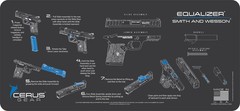 SMITH & WESSON EQUALIZER Instructional Jumbo 12″ X 27″ Gun Mat