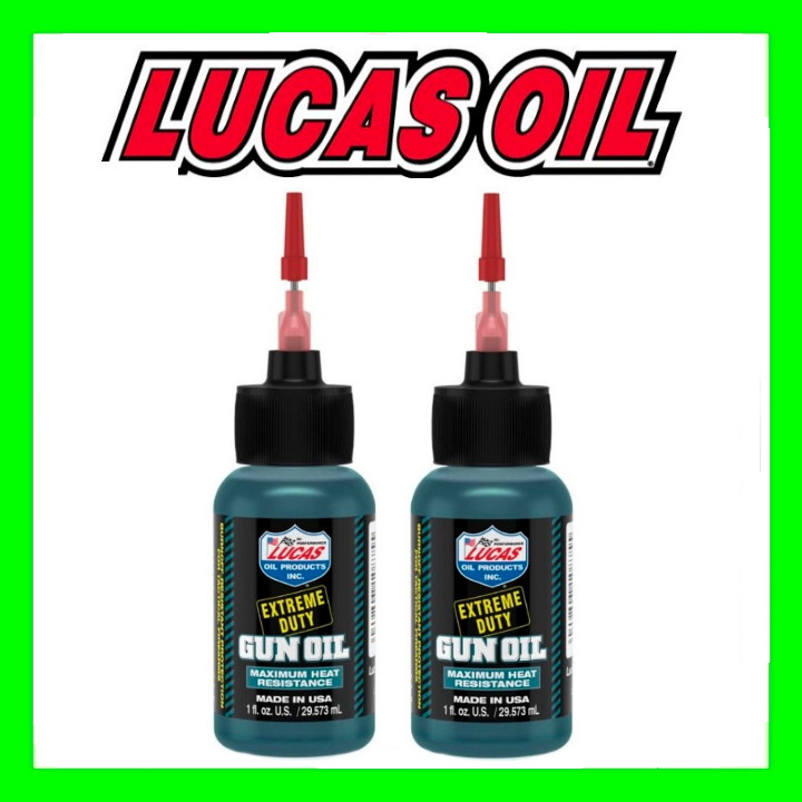2-LUCAS Extreme Duty Gun Oil Needle applicator neutralizes acid from fingerprint