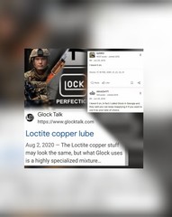 Copper Colored inky pudding fits GLOCK super 5ml sized Factory Lubricant