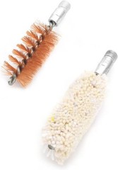Durable 10-Pack Bore Brushes with Phosphor Bronze & Cotton Mops for Firearms