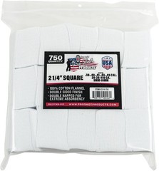 Pro-Shot Gun Cleaning Patches – 2 1/4″ Cotton Flannel, 750 Pack for Firearms
