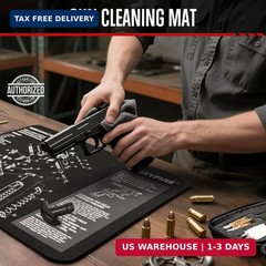 GLORYFIRE Universal Gun Cleaning Kit Fits .22 .357/9mm .38 .40 .45 Cal Handguns