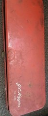 Vintage J C HIGGINS NO. 2140 Gun Cleaning Kit In Metal Box