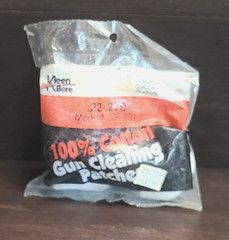 Lot of Assorted Cleaning Patches – .22 – .270 Caliber, 2″ Round Cleaning Patches