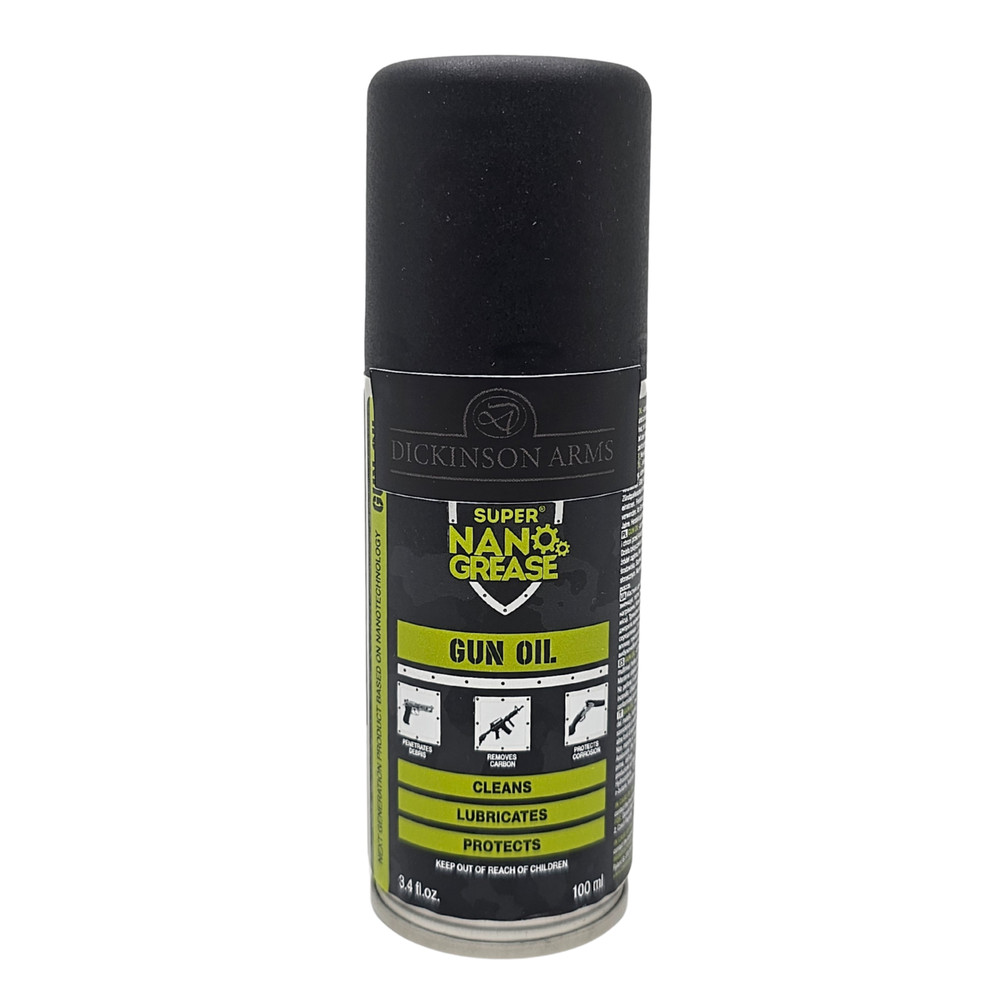 Super Nano Grease Gun Oil 3.4 oz, Gun Cleaner, Advanced Firearm Lubricant