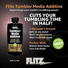 FLITZ Tumbler Media Additive 7.6oz/225ml Bottle TA04885 (SEE VIDEO)
