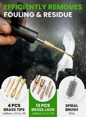 67pcs Portable Universal Gun Cleaning Kit for Handguns Rifles Shotgun Airsoft