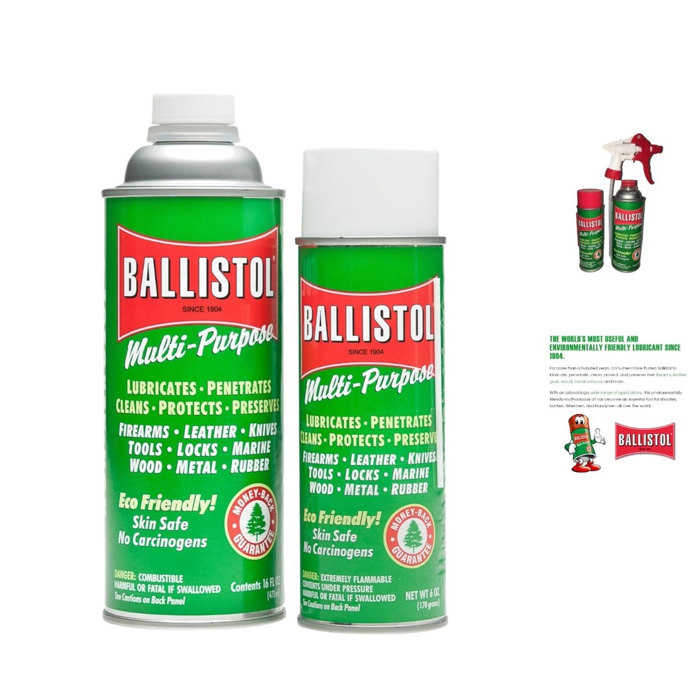 Versatile 24oz Cleaner/Lubricant Spray Set for Guns & Automotive Applications