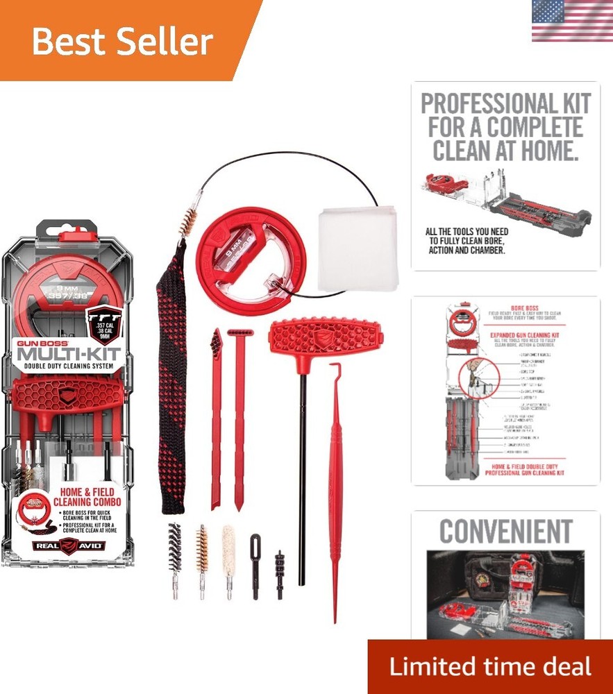 9mm Gun Cleaning Kit for 9mm .357 & .38 Caliber Handguns | Complete Glock Cle…