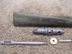 M1 Garand Buttstock Cleaning Kit Oiler M10 Combo Tool Rods Tip Brush & Pouch New