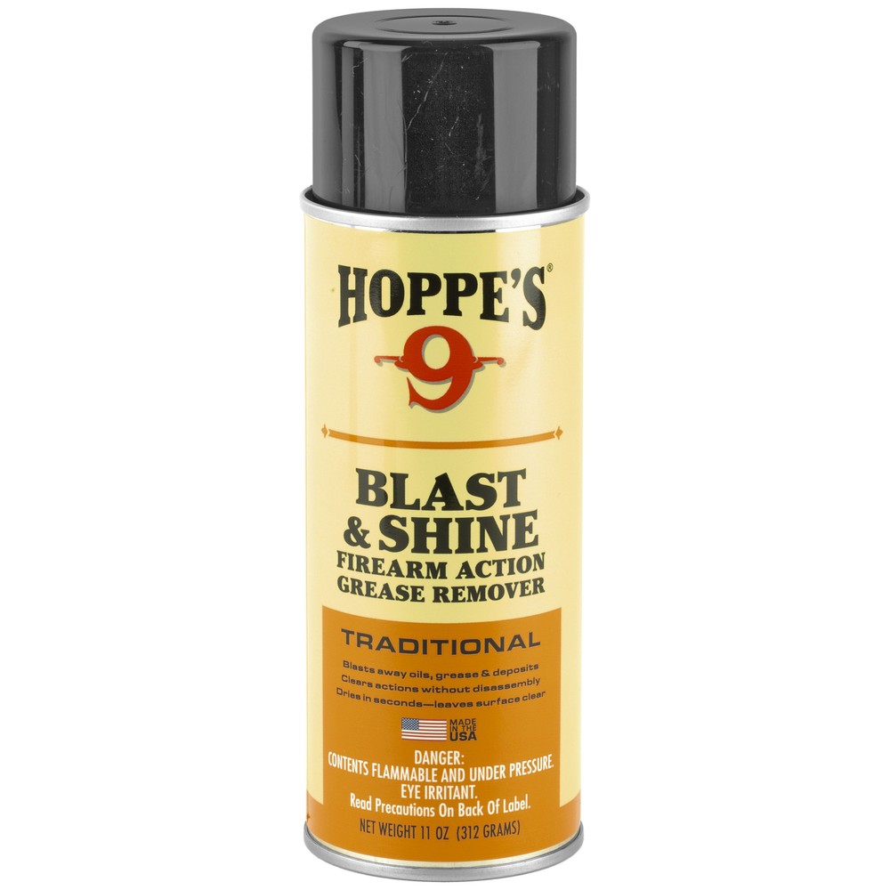 Hoppes Cleaner Degreaser Aerosol Can 11oz All-in-One Formula for Superior Care
