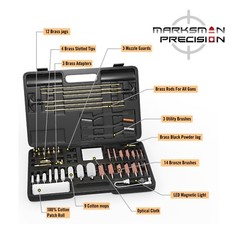 Marksman Precision Universal Gun Cleaning Kit – CNC Machined BRASS Jags & Tips!