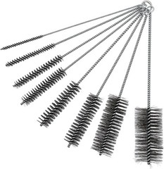 8 Pcs 11.8 Inch Pipe Cleaning Brush Set W/ Stainless Steel Bristles Variety Pack