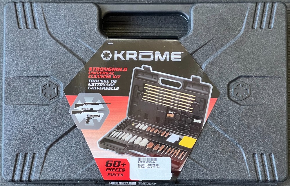 Allen Krome Stronghold Universal Gun Cleaning Kit, Rifles, Shotguns, & Handguns