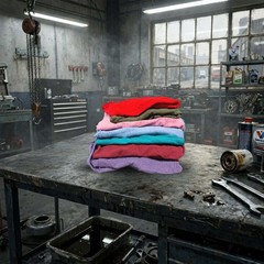 Supremeplus Premium Color Knit Cleaning Rags 25 Lbs. Bag Shop Cloths Bulk For