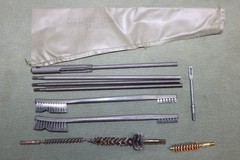 US Military Issue Rifle Long Gun Cleaning Kit with A2 Buttstock Pouch .223 5.56