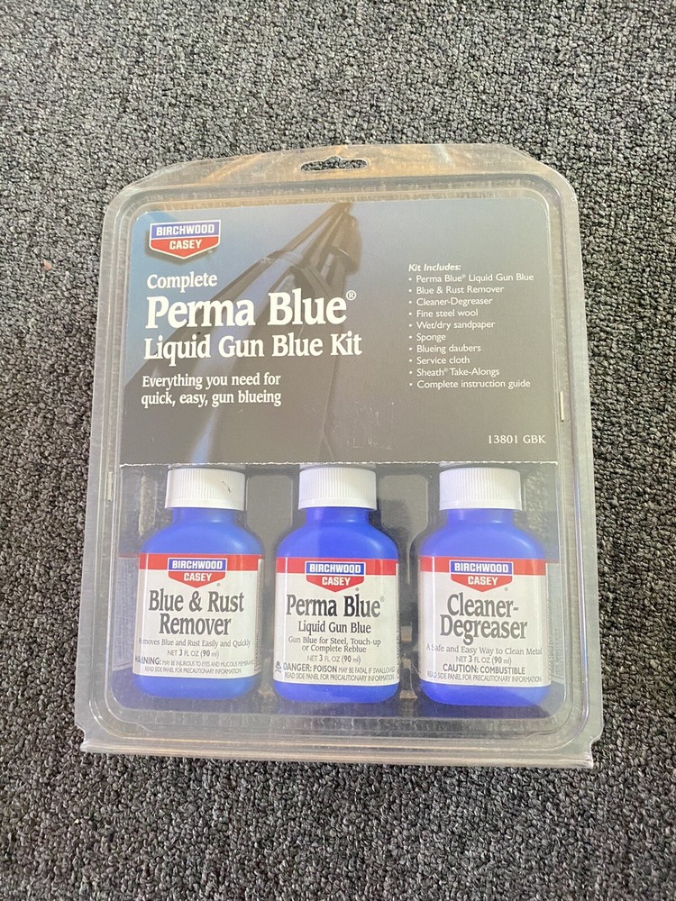 Birchwood Casey 13801 Perma Blue Liquid Gun Blue Kit. NEW SEALED