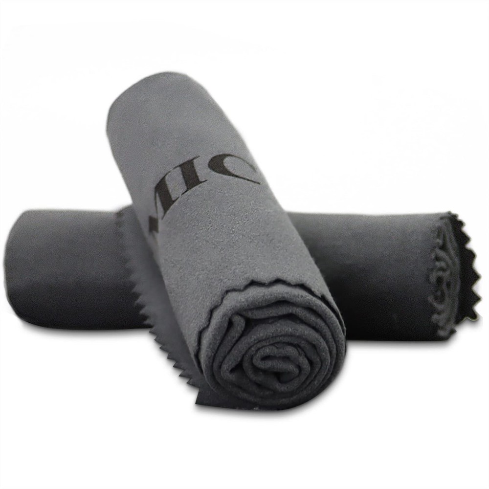 Silicon Gun Cleaning Cloth 2 Pack Lint Free Gun Cloth 12″x12″ Microfiber Gun