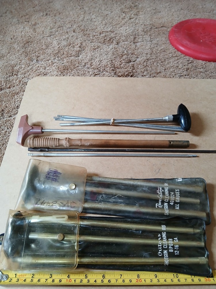Lot of 3 Set Gun Cleaning Rods & Misc.Pieces – Used