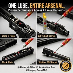 Pen Oiler 1/4 Fl Oz – All-Purpose Gun Lubricant & Cleaner | Gun Oil for Bores, P