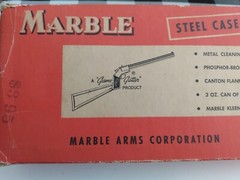 Vintage Marbles .30 cal Cleaning Kit Steel Case With Cardboard Slip Cover LOOK!