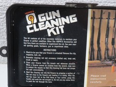 Vintage Hoppes Rifle Gun Cleaning Kit With Black Storage Box