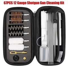 12 Gauge Gun Cleaning Kit 12GA Shotgun Barrel Cleaner Brush Guncleaning Supplies
