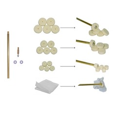 Universal Gun Cleaning Kit for 12, 20, 410 Gauge – Brushes, CLP Oil, Patches & R