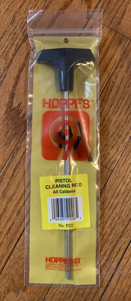 Hoppe’s Gun Cleaning Aluminum Rod Set Universal Pistol Calibers .22 – P22