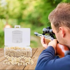 300 Cleaning Cotton Wool Felt Pellets for .22 .177 .25 Caliber Gun Maintenance