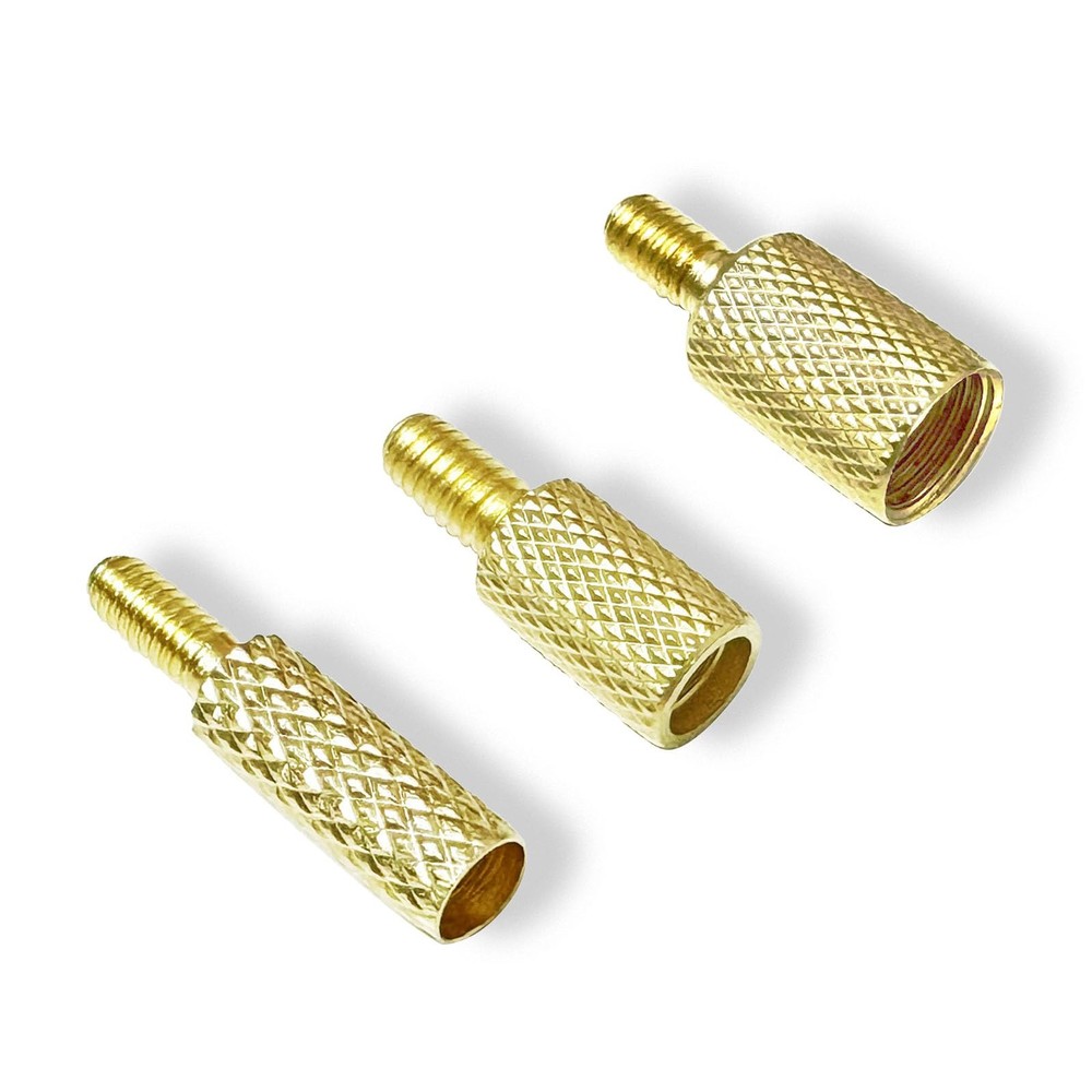 Rifle Cleaning Rod Brass Adapter 5-40/8-32 Male 8-32/5/16-27/10-32 Female 22
