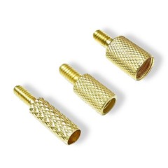 Rifle Cleaning Rod Brass Adapter 5-40/8-32 Male 8-32/5/16-27/10-32 Female 22