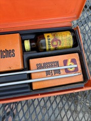 Vintage Field Universal Gun Cleaning Kit Hoppe’s No. 9 Solvent & More.