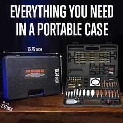 GLORYFIRE Gun Cleaning Kit Universal for Guns, Gun Brushes for Pistol, Handgun,