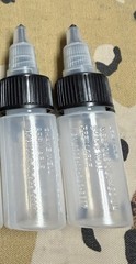 USGI Weapon Oil Bottle LSA CLP 1/2oz Military Cleaning Clear 2 Pack Empty NOS