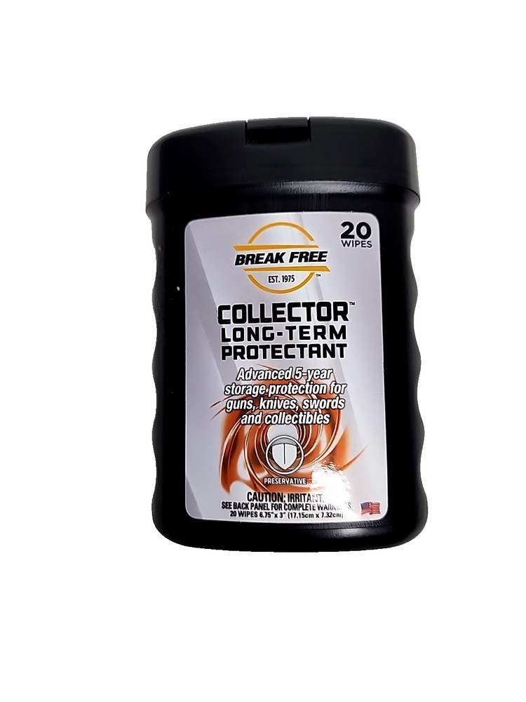 Break Free Collector Gun Cleaner Wipes, Long Term Protectant, Cloth Wipes, 20…